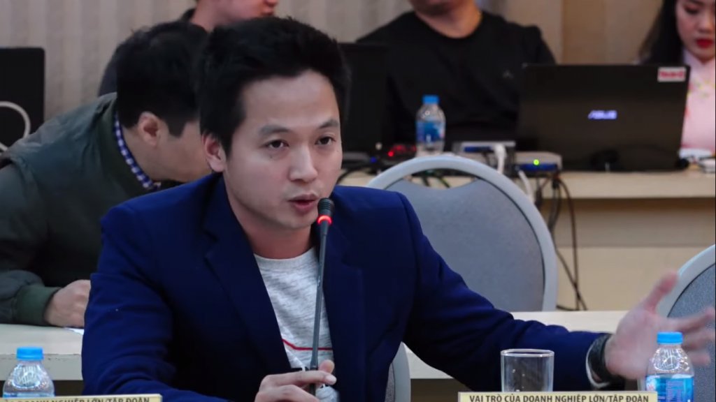 Đại diện NextX phát biểu tại Hội nghị của Bộ Công Thương - VCCI: "Để các startup có thể phát triển bền vững, việc chuyển đổi số cần phải thực hiện bài bản"